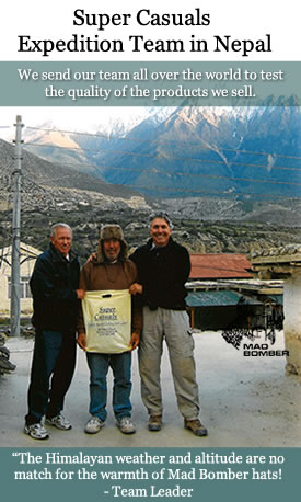 Super Casuals and Mad Bomber Hats in Nepal