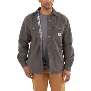 carhartt lined canvas shirt