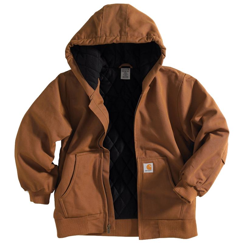 Carhartt Little Kids Hooded Quilted Lined Jacket Sizes 47 CP8417LK