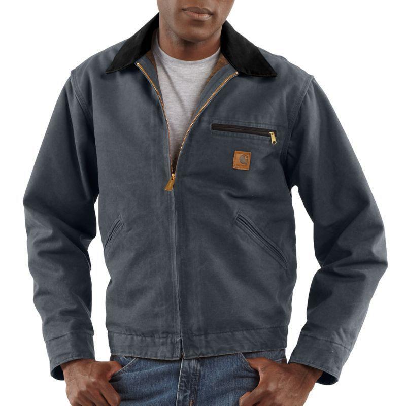 carhartt sandstone duck detroit jacket