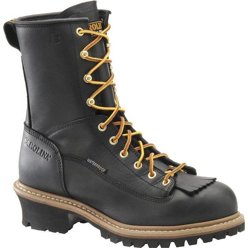Carolina Men's 8 in. Waterproof Lace to Toe Logger Boots
