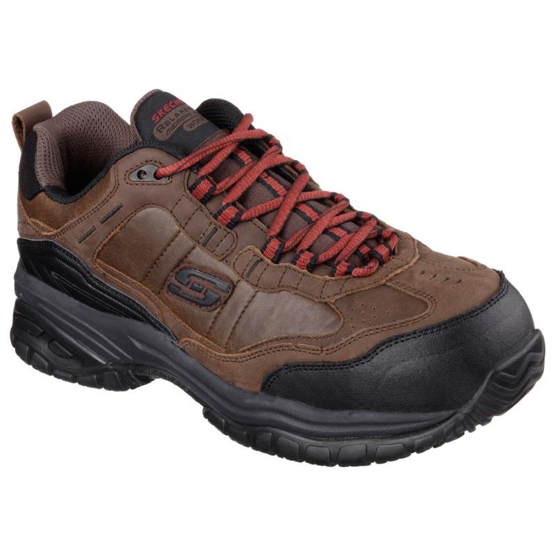 Skechers Men's Relaxed Fit Composite Toe Work Shoe 77059