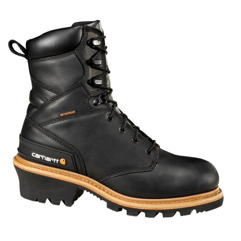 mens carhartt boots carhartt mens 8in black waterproof logger safety toe mens carhartt boots carhartt mens 8in black waterproof logger safety toe