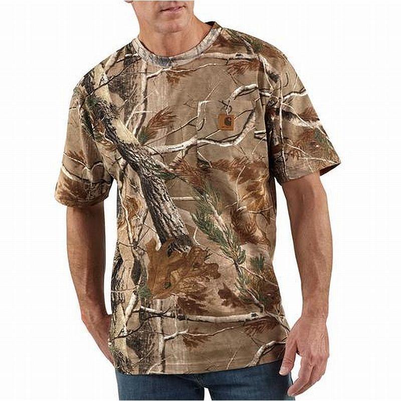 Carhartt Work Camo Short Sleeve TShirt Irregular K287irr