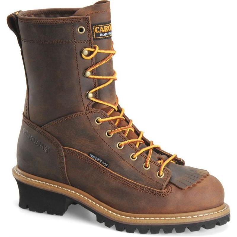 carolina logger boots carolina s 8 in waterproof steel toe kiltie logger ca9824 carolina logger boots carolina s 8 in waterproof steel toe kiltie logger ca9824