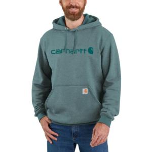 Loose Fit Midweight Signature Logo Graphic Hooded Sweatshirt_image