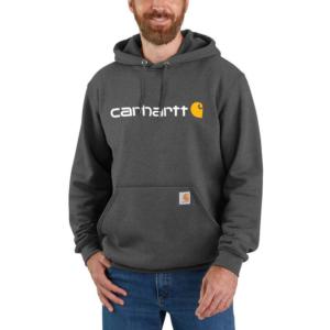 Loose Fit Midweight Signature Logo Graphic Hooded Sweatshirt_image