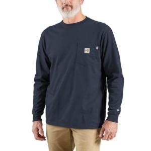 Flame-Resistant FORCE Loose Fit Long Sleeve Pocket T-Shirt_image