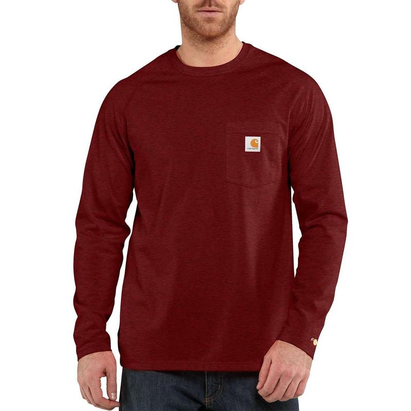 Carhartt Force Cotton Long-Sleeve T-shirts - Factory 2nds 100393irr