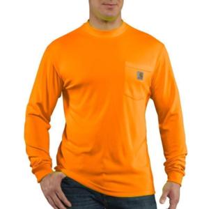 Hi-Vis FORCE Relaxed Fit Color Enhanced Long Sleeve Pocket T-Shirt_image