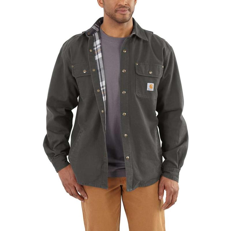 men's flannel lined coat