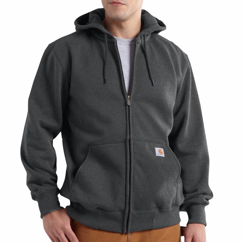 Loose Fit Heavyweight Rain Defender Full-Zip Hooded Sweatshirt 100614irr