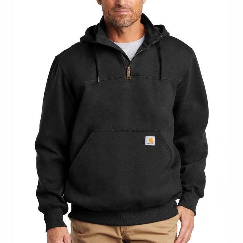 Loose Fit Heavyweight Rain Defender Mock-Hood Sweatshirt 100617