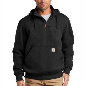 Loose Fit Heavyweight Rain Defender Mock-Hood Sweatshirt_image