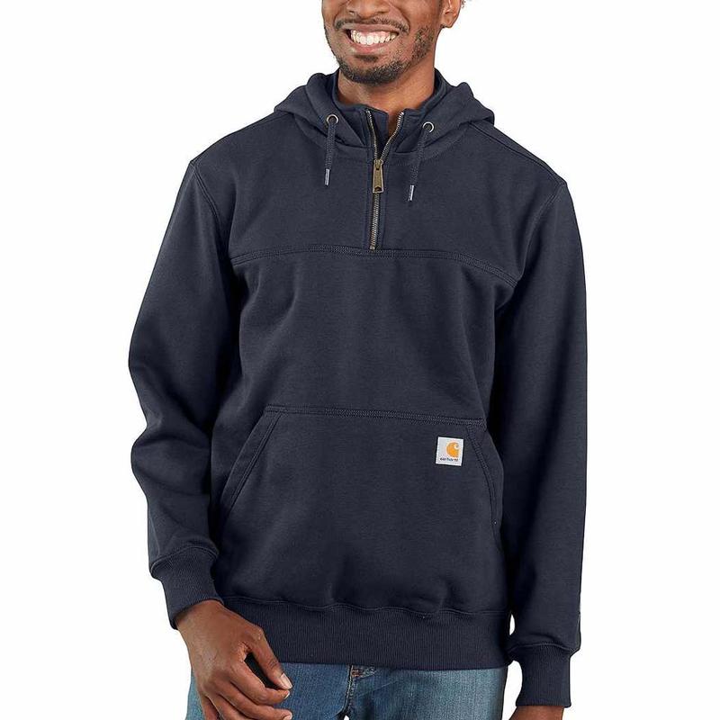 Loose Fit Heavyweight Rain Defender Mock-Hood Sweatshirt 100617