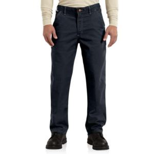 Flame-Resistant Washed Duck Work Dungarees_image