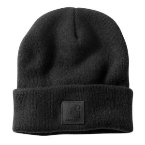 Acrylic Knit Color Block Cuffed Beanie Hat_image