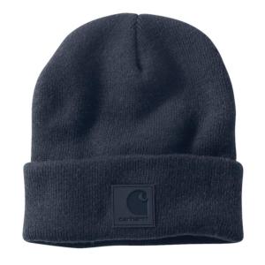 Acrylic Knit Color Block Cuffed Beanie Hat_image