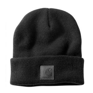 Acrylic Knit Color Block Cuffed Beanie Hat_image