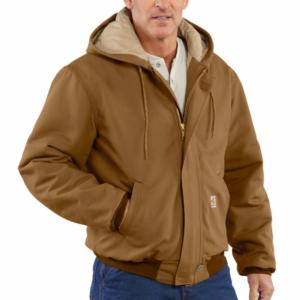 Flame-Resistant Loose Fit Duck Insulated Active Jac_image