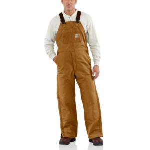 Flame-Resistant Duck Quilt Lined Bib Overall_image