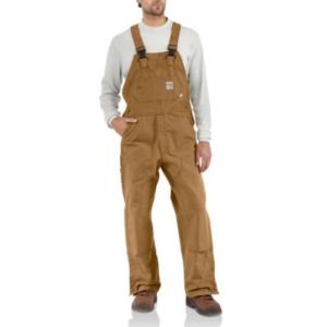 Flame-Resistant Unlined Duck Bib Overall_image