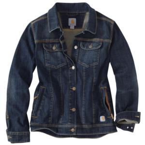 carhartt women's brewster denim jacket