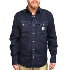 carhartt denim shirt with snaps