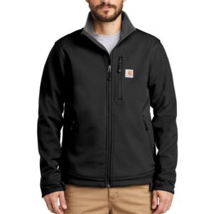 Rugged Flex® Relaxed Fit Heavyweight Rain Defender Softshell Jacket_image