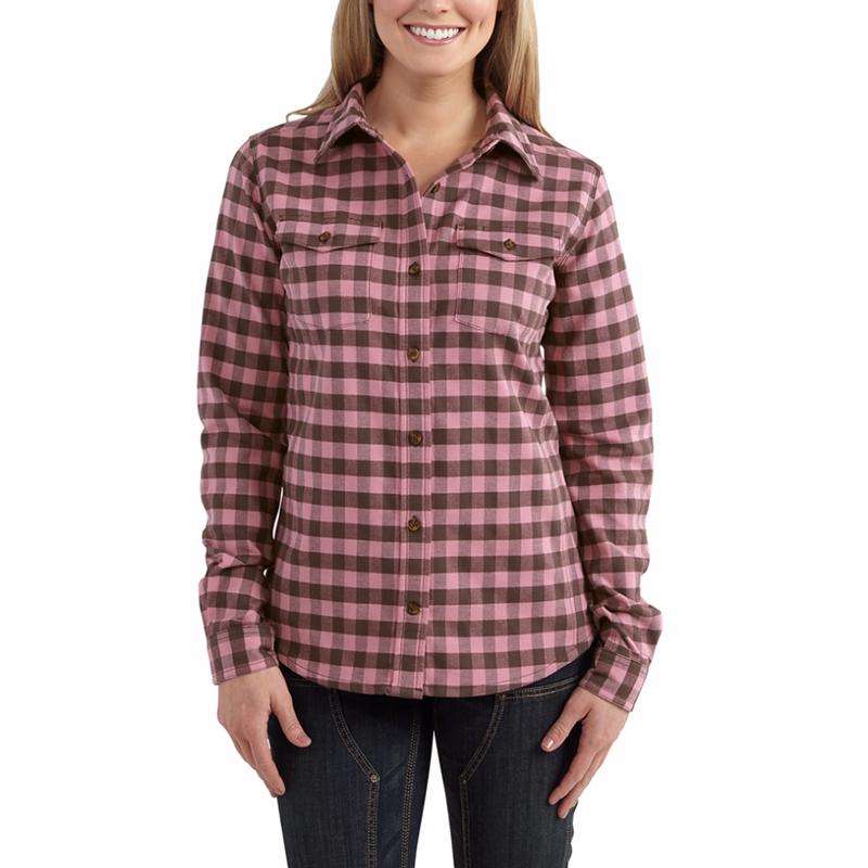 Carhartt Women's Hamilton Flannel Shirt-Closeout 102260CO