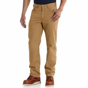 Rugged Flex Relaxed Fit 5-Pocket Canvas Work Pant_image