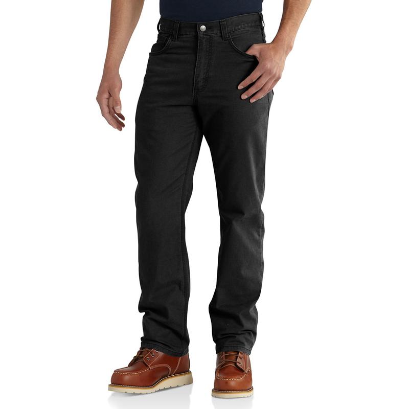 Rugged Flex® Relaxed Fit 5-Pocket Canvas Work Pant 102517irr