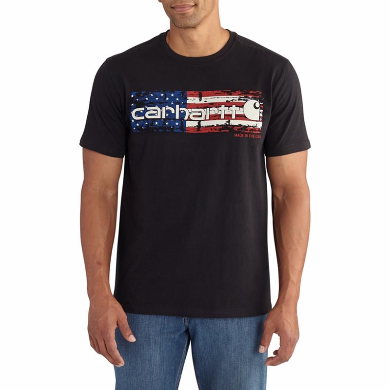 Carhartt Lubbock Graphic Distressed Flag T-Shirt 102561