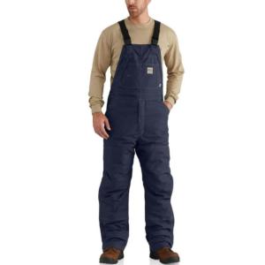 Flame-Resistant Quick Duck Quilt Lined Bib Overall Factory 2nd_image