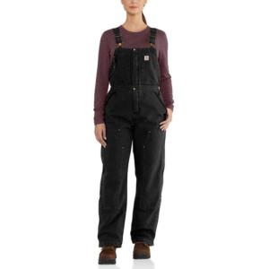 Loose Fit Weathered Duck Insulated Biberall_image