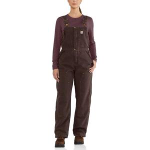 Loose Fit Weathered Duck Insulated Biberall_image
