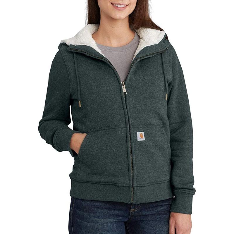 Carhartt Women's Clarksburg Sherpa Lined Zip-Up Hoodie - Factory 2nds ...