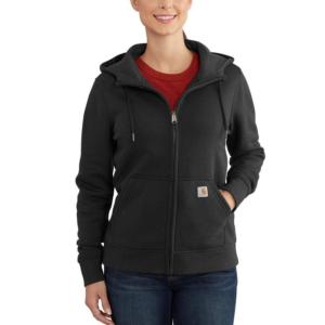 Relaxed Fit Midweight Full-Zip Hooded Sweatshirt_image