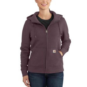 Relaxed Fit Midweight Full-Zip Hooded Sweatshirt_image