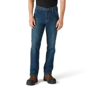 Relaxed Fit Straight Leg Rugged Flex Denim Dungaree_image