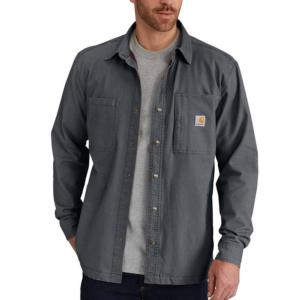 Rugged Flex® Relaxed Fit Fleece Lined Shirt Jac_image