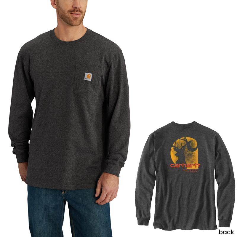 Carhartt Men's Maddock Graphic Long Sleeve Pocket T-Shirt - Factory ...