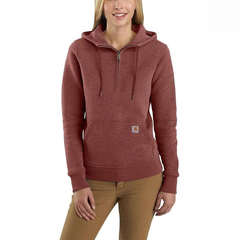 Carhartt Women's Clarksburg Half-Zip Hooded Sweatshirt | Factory 2nds ...