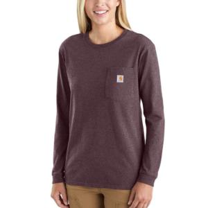 Loose Fit Heavyweight Long Sleeve Pocket T-Shirt_image