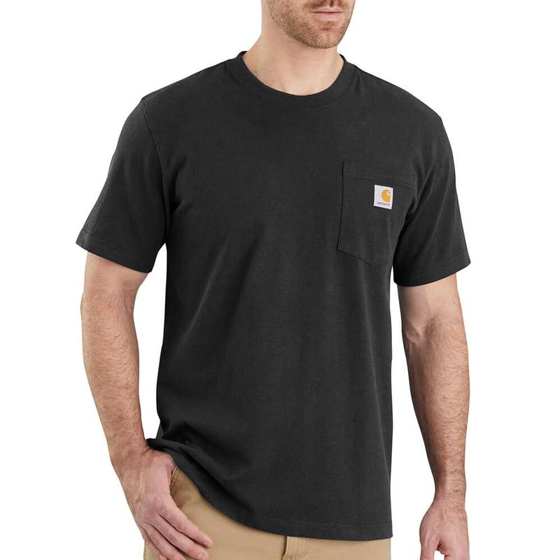 Relaxed Fit Heavyweight Short Sleeve Pocket T-Shirt 103296irr