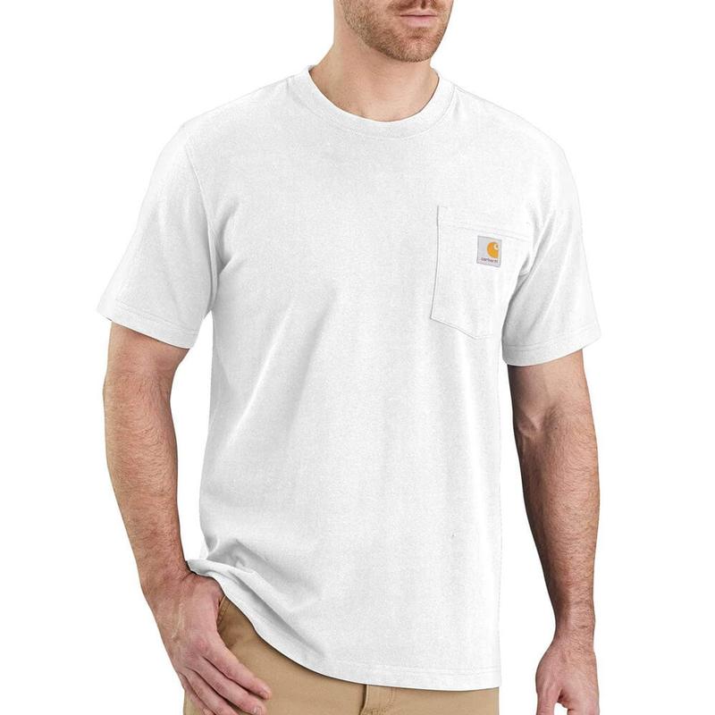 Relaxed Fit Heavyweight Short Sleeve Pocket T-Shirt 103296irr