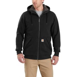 Relaxed Fit Midweight Rain Defender Sherpa Lined Full-Zip Hooded Sweatshirt_image