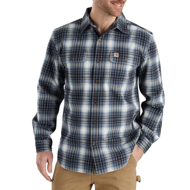 Carhartt Men's Hubbard Plaid Flannel Shirt 103348