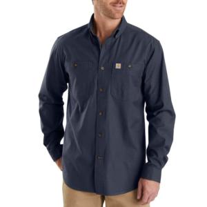 Rugged Flex® Long Sleeve Canvas Button Up Work Shirt_image