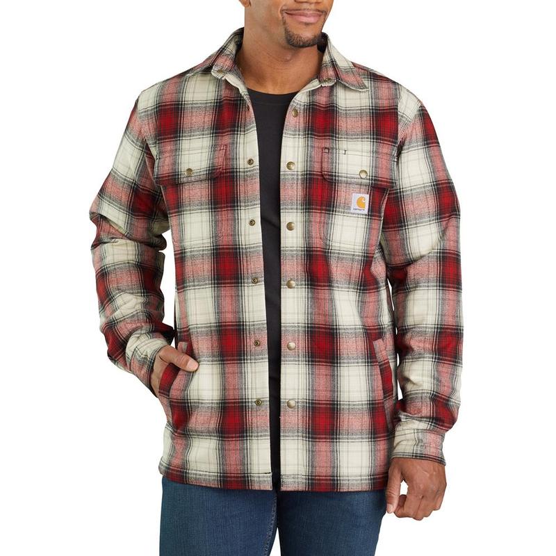 Hubbard Sherpa lined Plaid Flannel Jacket 103821